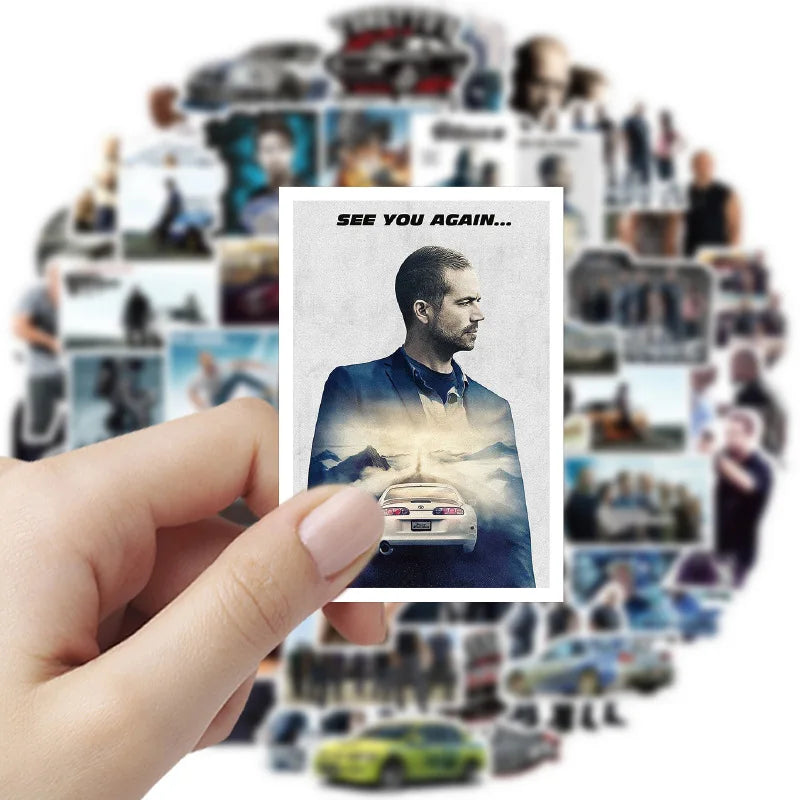 10/30/53PCS Fast & Furious Stickers Cool Racing Movie Decals Decoration Fridge Luggage Laptop Phone Guitar Skateboard Sticker