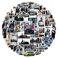 10/30/53PCS Fast & Furious Stickers Cool Racing Movie Decals Decoration Fridge Luggage Laptop Phone Guitar Skateboard Sticker